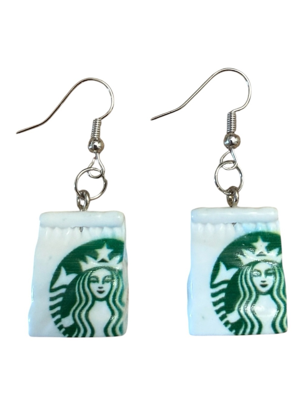 Starbucks Bag Earrings